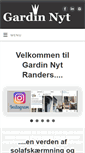 Mobile Screenshot of gardinnytranders.dk