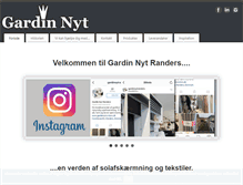 Tablet Screenshot of gardinnytranders.dk